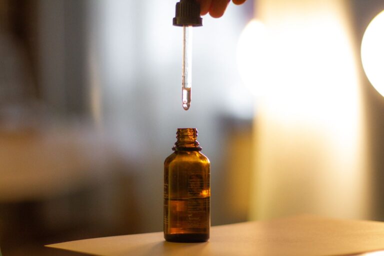 Arborvitae Essential Oil in an amber glass dropper bottle - OEM private label Malaysia