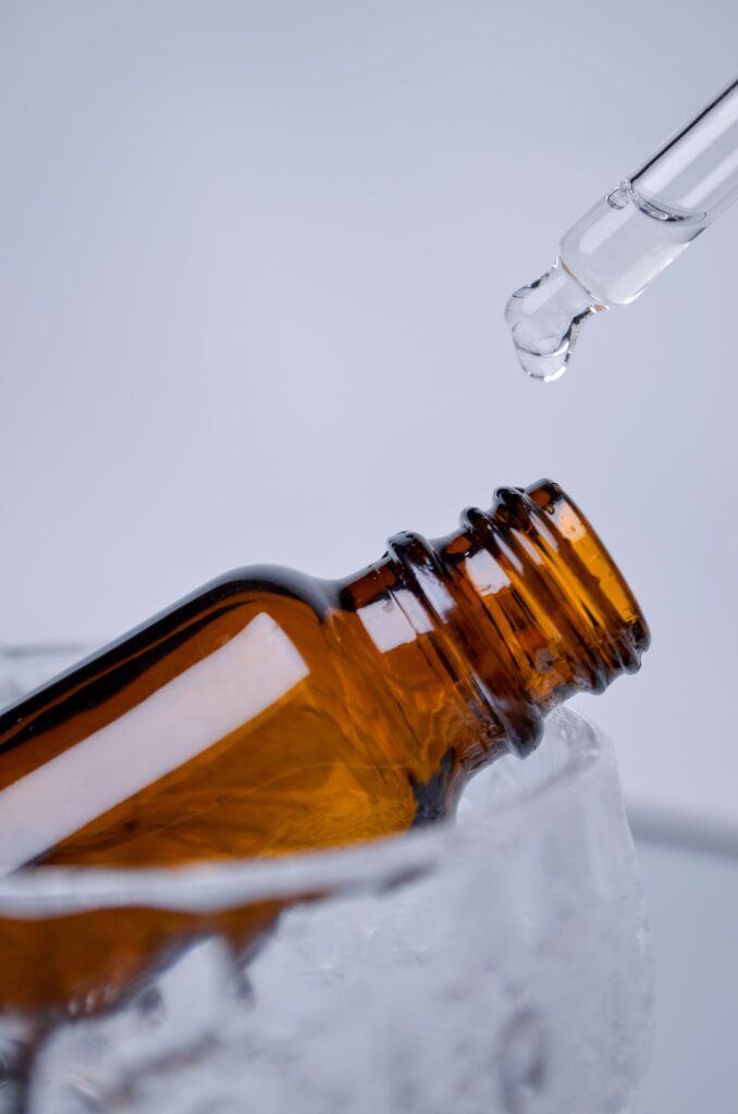 Blue Lotus Roll-On 10ml in an amber glass dropper bottle - OEM private label Malaysia