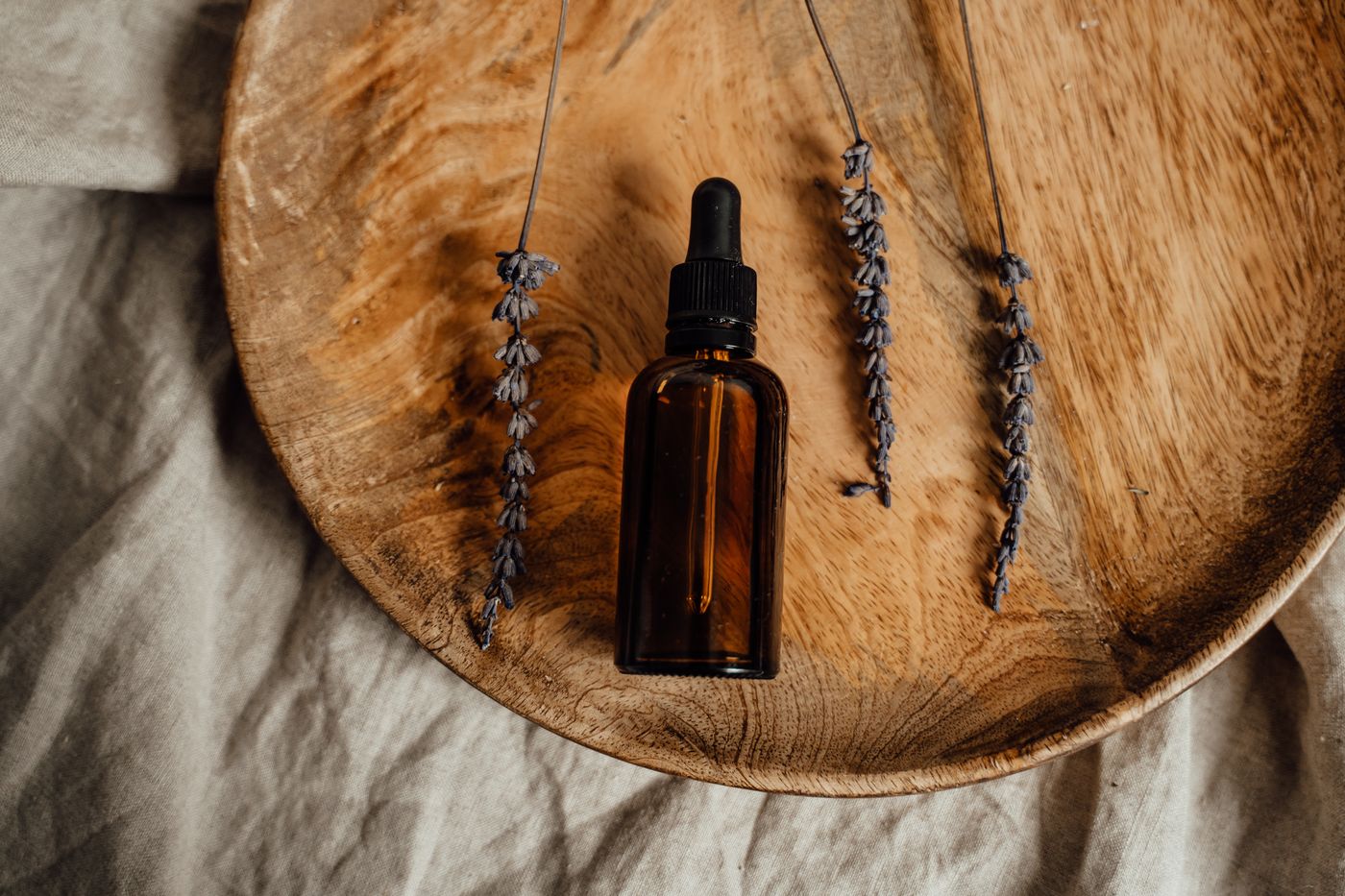 Blue Tansy Essential Oil 5ml in an amber glass dropper bottle - OEM private label Malaysia