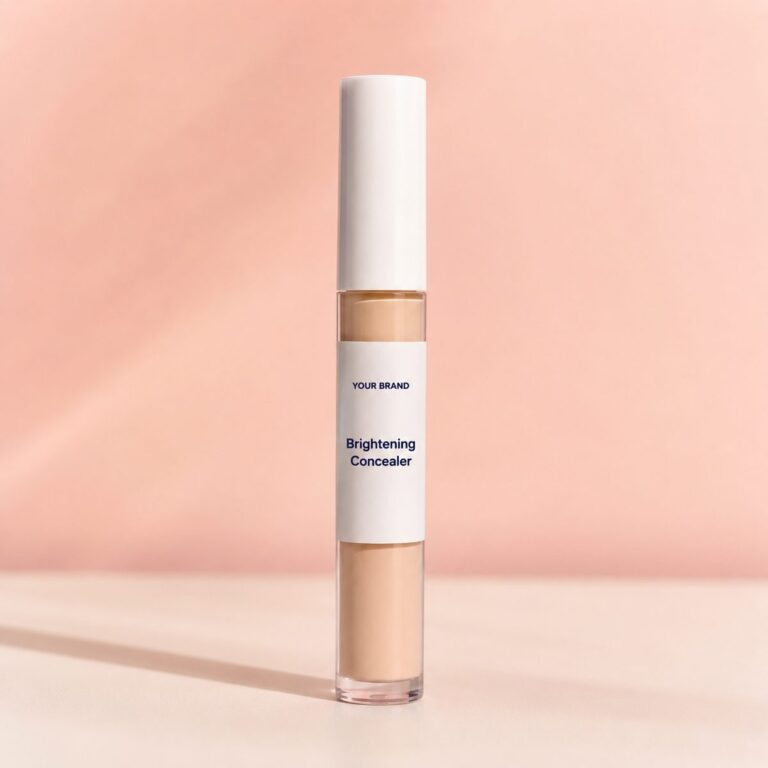 Private label brightening concealer product mockup, OEM Malaysia