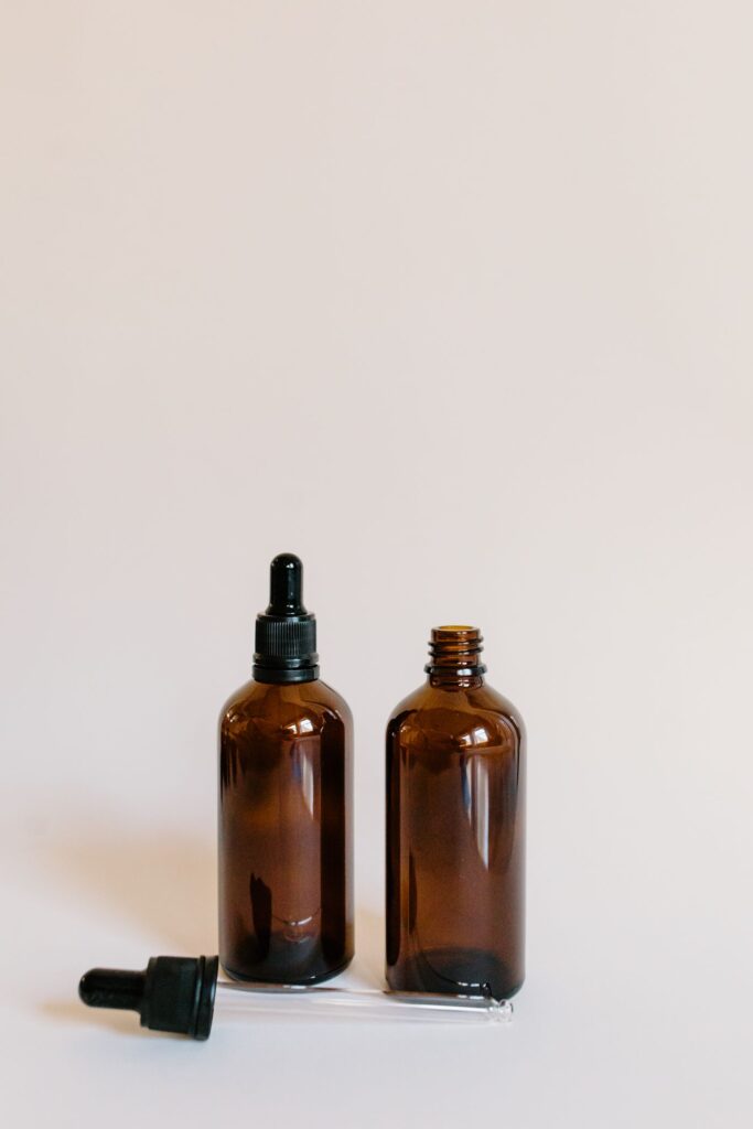 Cassia Essential Oil in an amber glass dropper bottle - OEM private label Malaysia