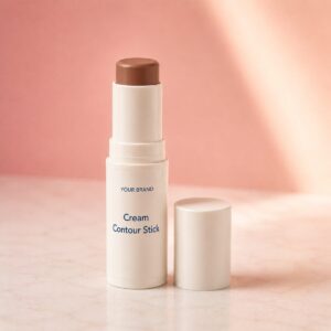 Private label cream contour stick product mockup, OEM Malaysia