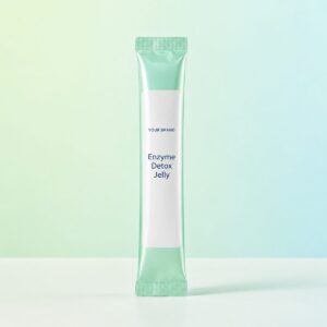 Private label enzyme detox jelly product mockup, OEM Malaysia