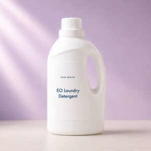 Private label eo laundry detergent product mockup, OEM Malaysia