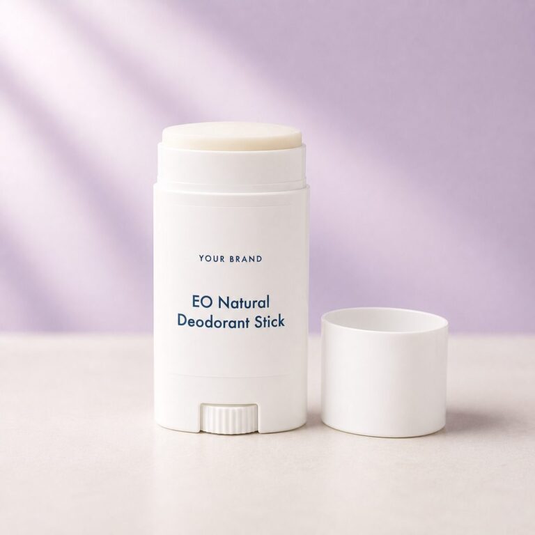 Private label eo natural deodorant stick product mockup, OEM Malaysia