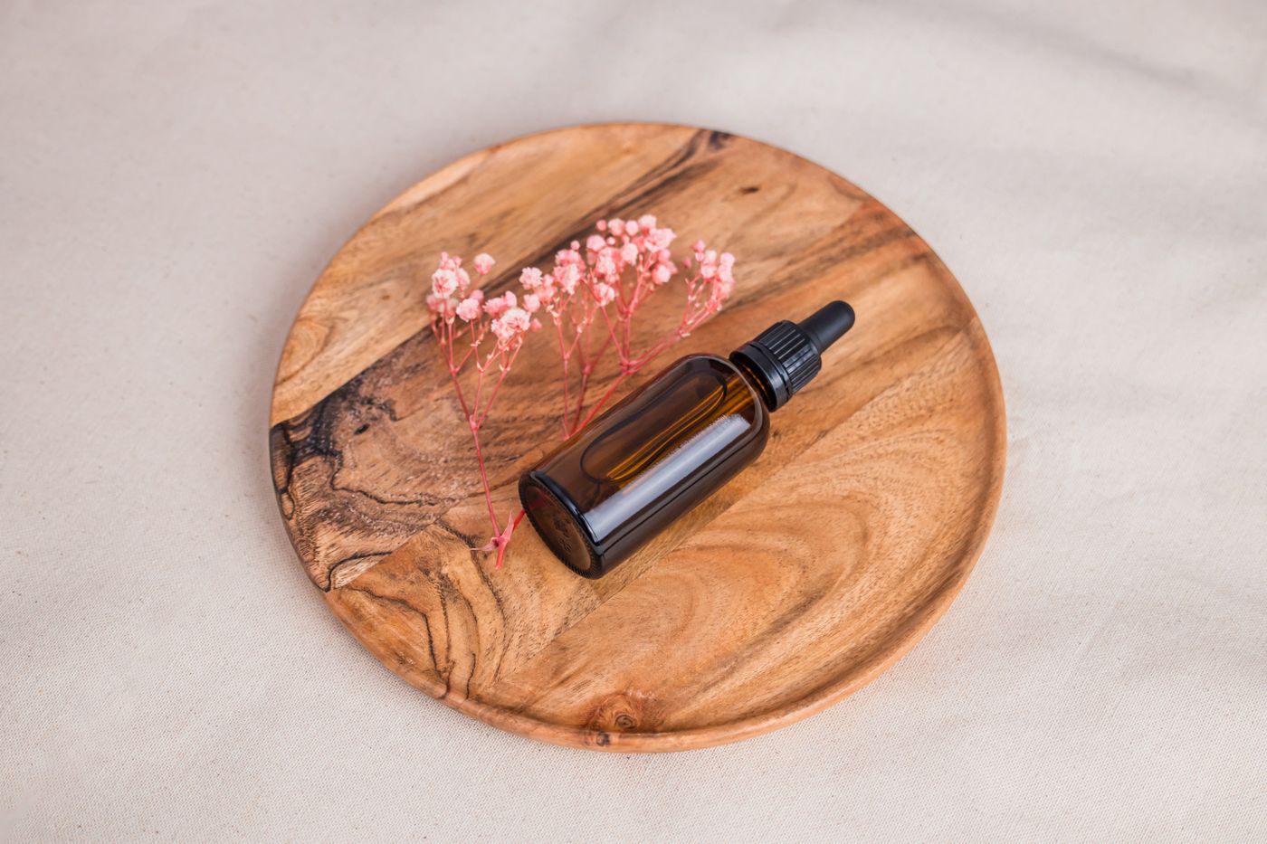 Essential Oil Body Butter in an amber glass dropper bottle - OEM private label Malaysia