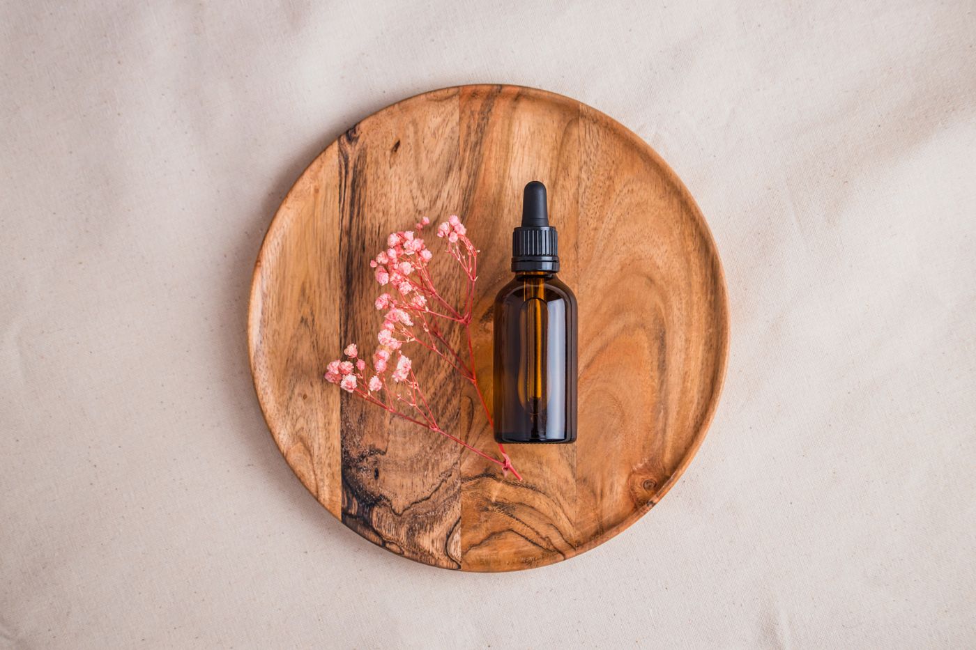 Essential Oil Car Diffuser Refill in an amber glass dropper bottle - OEM private label Malaysia