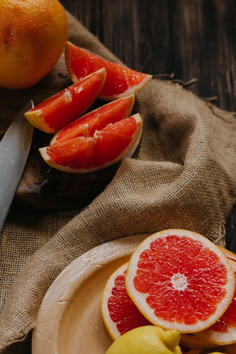 grapefruit slices