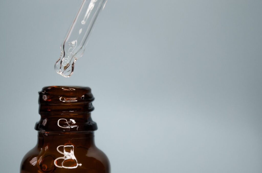 Helichrysum Essential Oil 5ml in an amber glass dropper bottle - OEM private label Malaysia