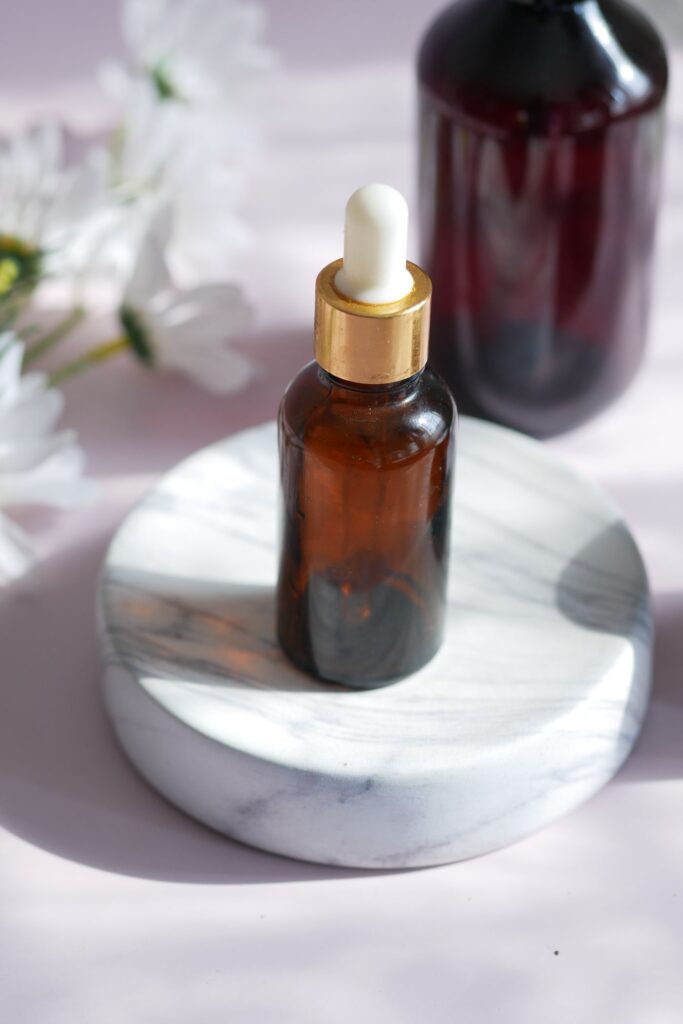 Immune Shield Blend in an amber glass dropper bottle - OEM private label Malaysia