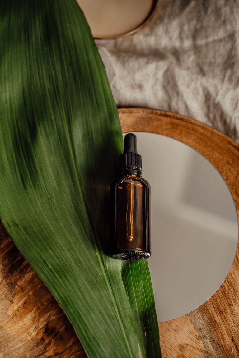 Jojoba Carrier Oil in an amber glass dropper bottle - OEM private label Malaysia