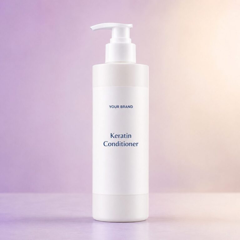 Private label keratin repair conditioner product mockup, OEM Malaysia