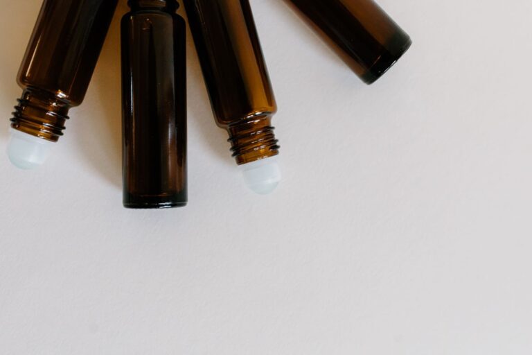 Kids Focus Roll-On in an amber glass dropper bottle - OEM private label Malaysia