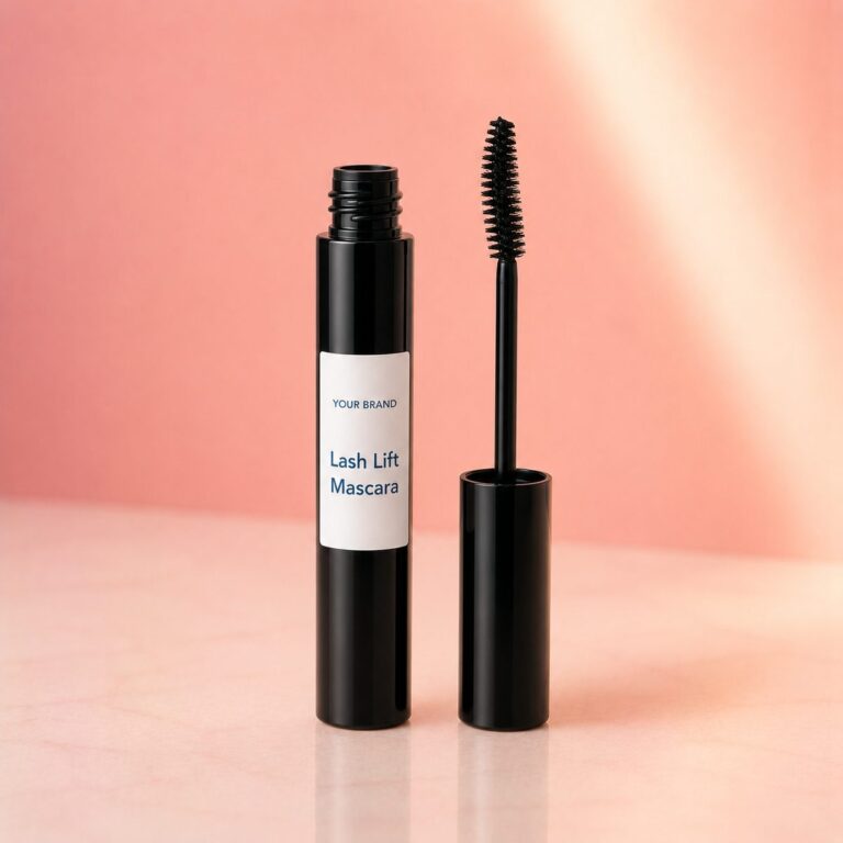 Private label lash lift mascara product mockup, OEM Malaysia