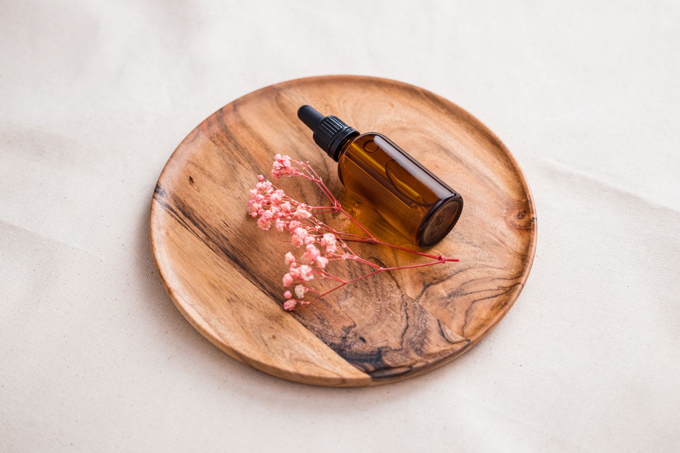 Lemon Eucalyptus Essential Oil in an amber glass dropper bottle - OEM private label Malaysia