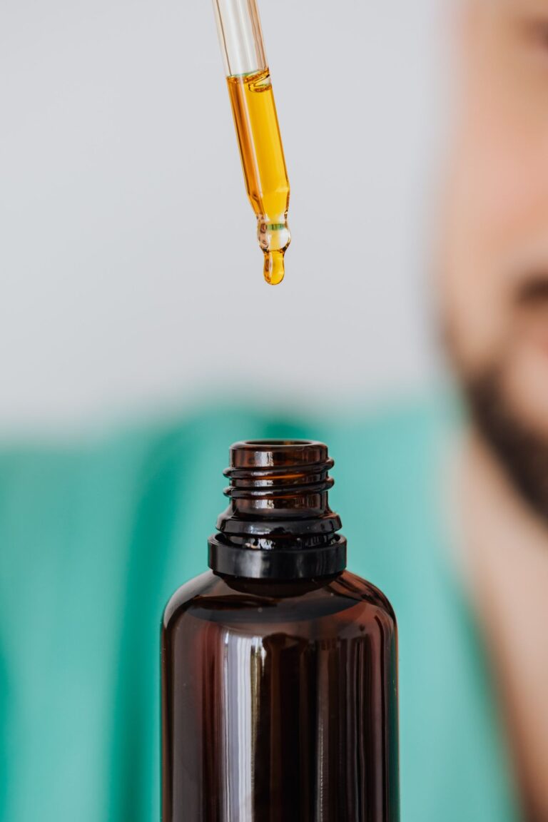 Lemon Myrtle Essential Oil in an amber glass dropper bottle - OEM private label Malaysia