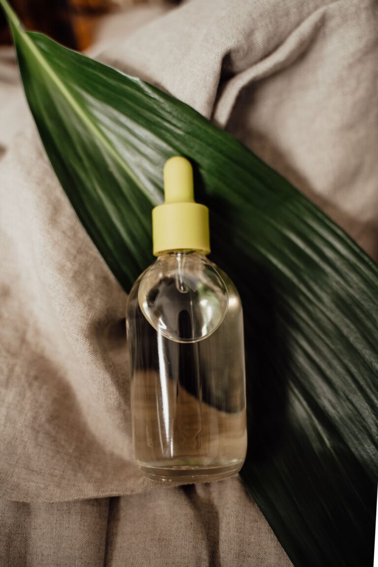 Lemongrass Essential Oil in an amber glass dropper bottle - OEM private label Malaysia