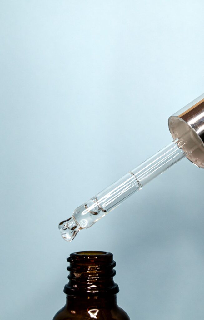 Manuka Essential Oil in an amber glass dropper bottle - OEM private label Malaysia
