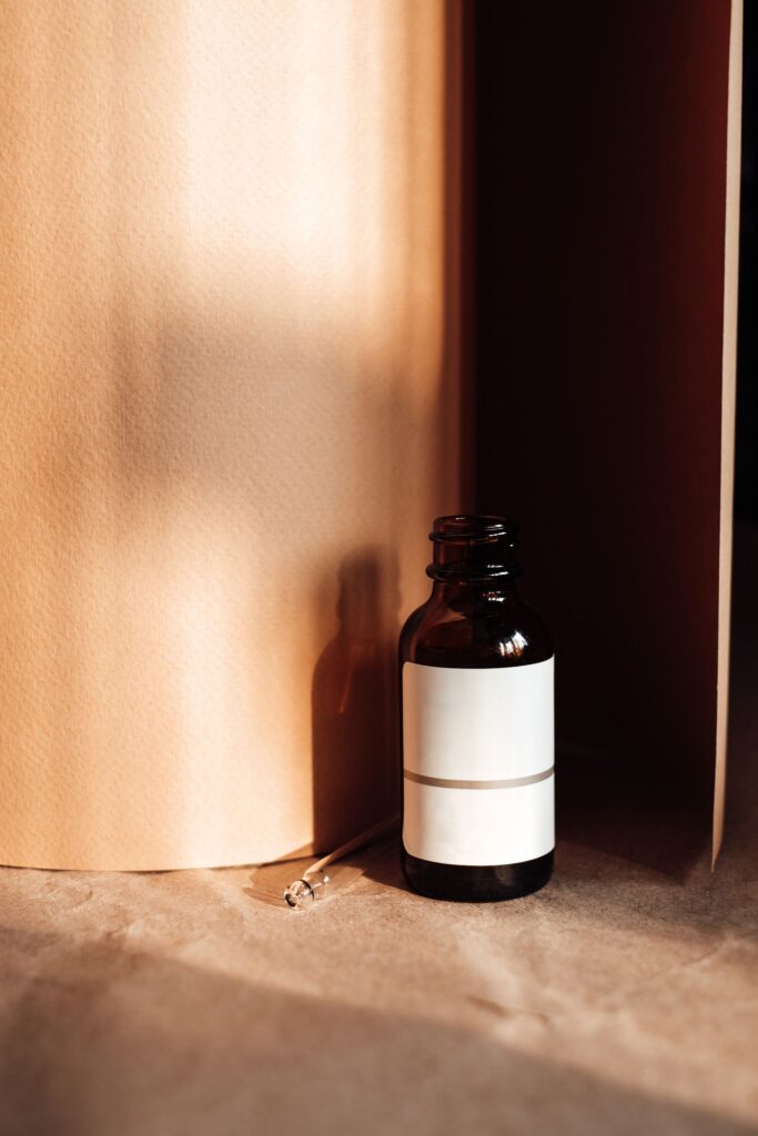 Metabolic Support Blend in an amber glass dropper bottle - OEM private label Malaysia