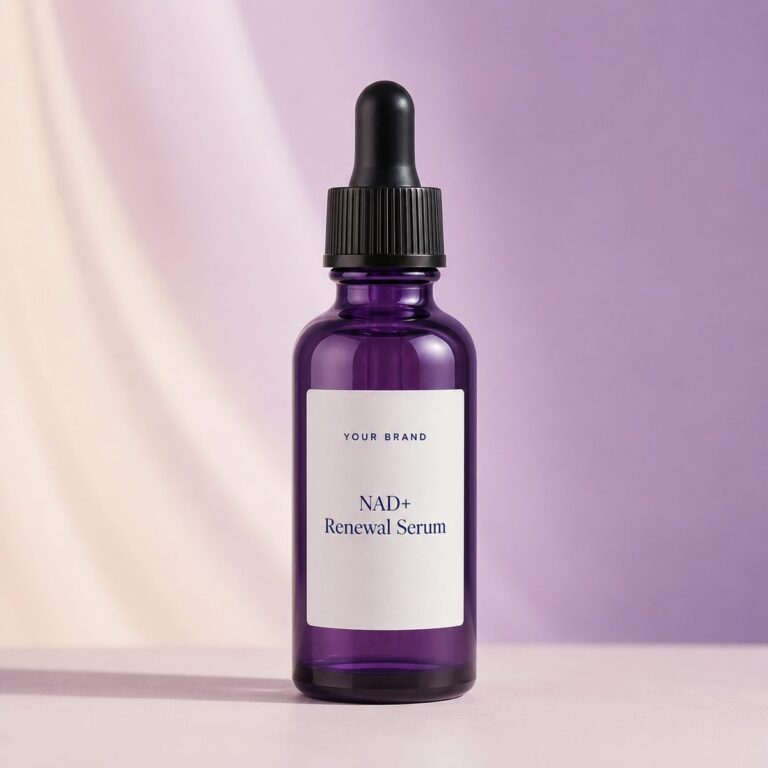 Private label nad cellular renewal serum product mockup, OEM Malaysia
