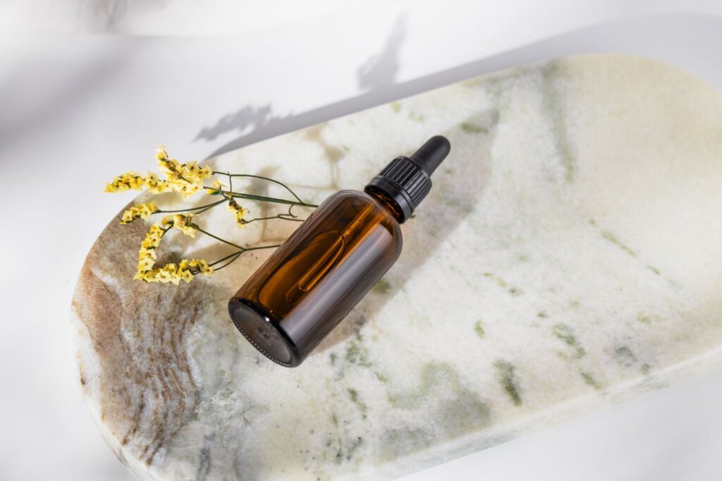 Neroli Essential Oil 5ml in an amber glass dropper bottle - OEM private label Malaysia