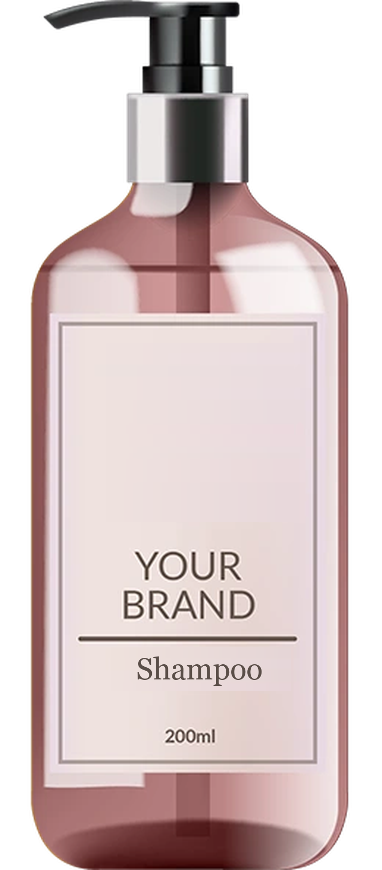OEM shampoo and personal care pump bottle