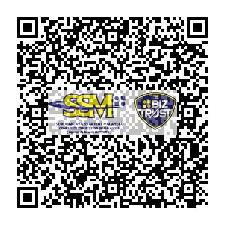SSM BizTrust verification QR code for Dr Orizi (M) Sdn. Bhd.
