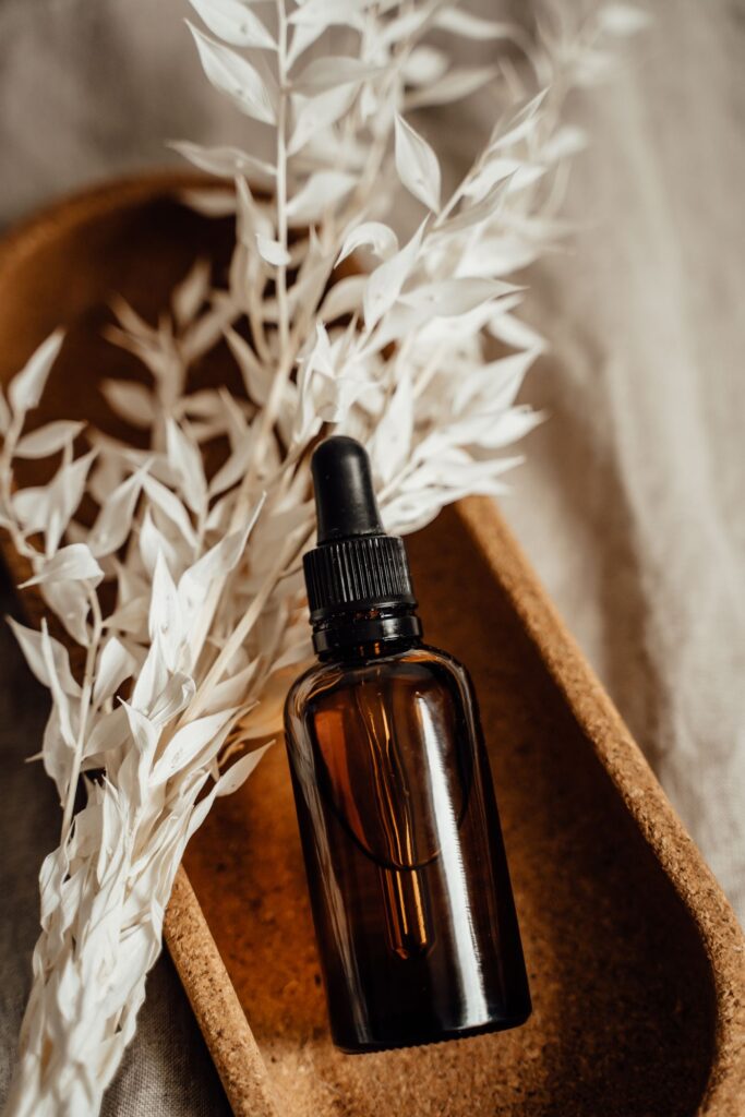 Reassuring Blend in an amber glass dropper bottle - OEM private label Malaysia