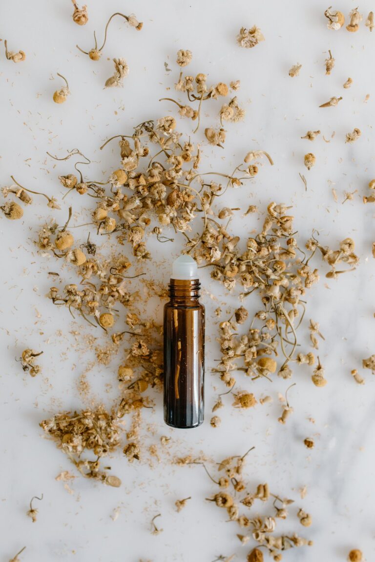 Roman Chamomile Essential Oil with fresh roman chamomile - private label OEM manufacturing in Malaysia