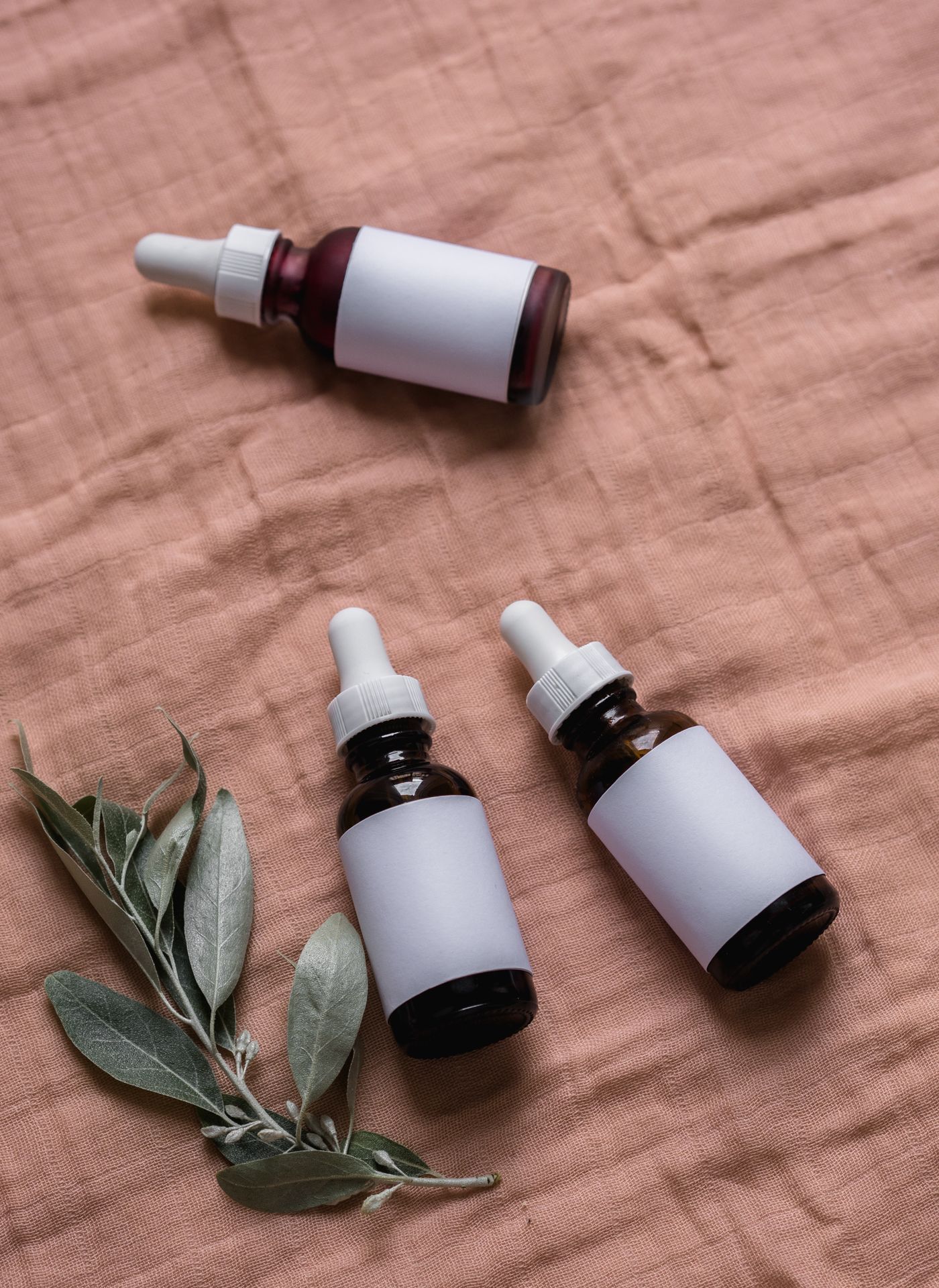 Seasonal Aromatherapy Gift Set in an amber glass dropper bottle - OEM private label Malaysia