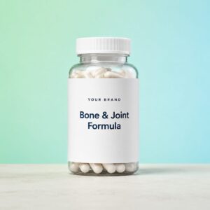 Private label senior bone and joint formula product mockup, OEM Malaysia