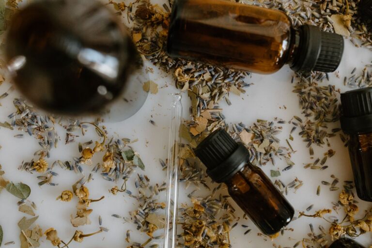 Skin Rescue Blend in an amber glass dropper bottle - OEM private label Malaysia