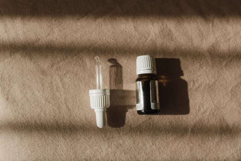 Spikenard Essential Oil in an amber glass dropper bottle - OEM private label Malaysia