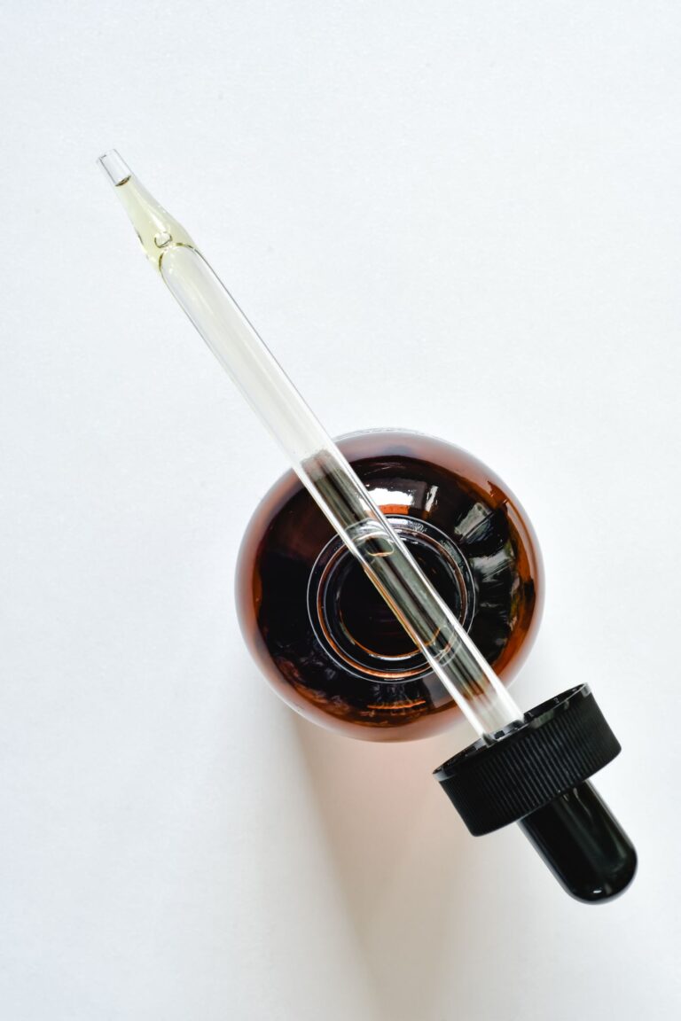 Sweet Orange Essential Oil in an amber glass dropper bottle - OEM private label Malaysia