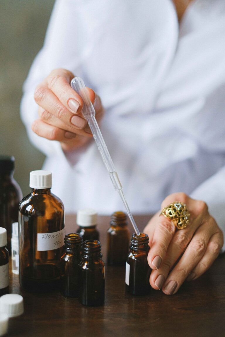 Tangerine Essential Oil in an amber glass dropper bottle - OEM private label Malaysia