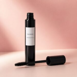 Private label volumizing mascara tubing product mockup, OEM Malaysia