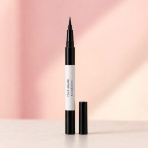 Private label waterproof liquid eyeliner product mockup, OEM Malaysia