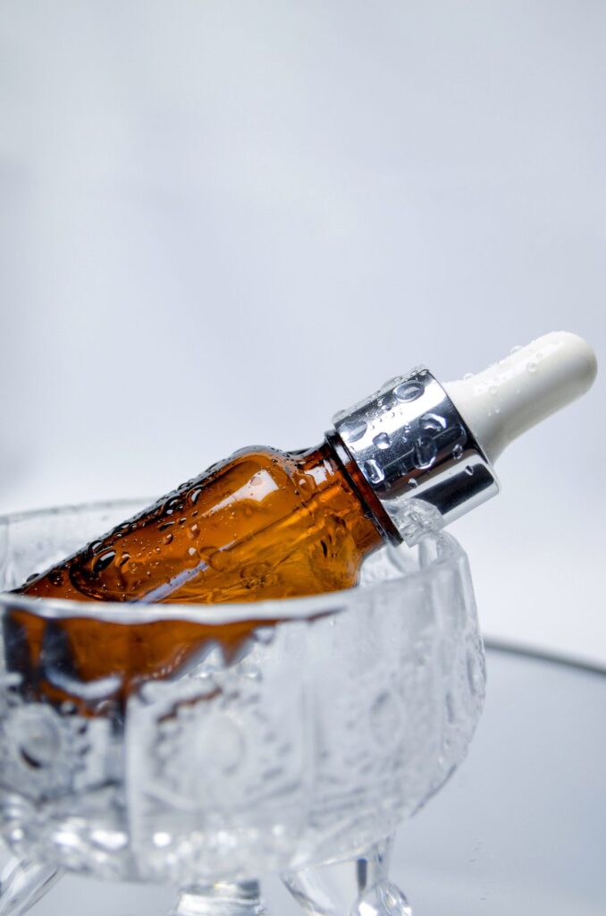 Ylang Ylang Essential Oil in an amber glass dropper bottle - OEM private label Malaysia
