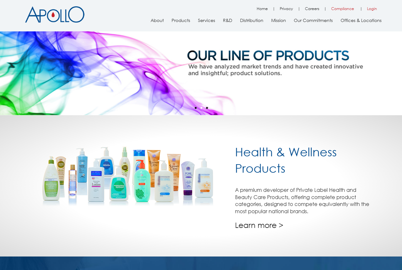 Apollo Health and Beauty Care official website