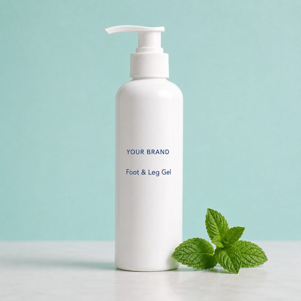 Cooling Foot & Leg Gel 100ml - OEM private label ready formula, ORIZI Group Malaysia