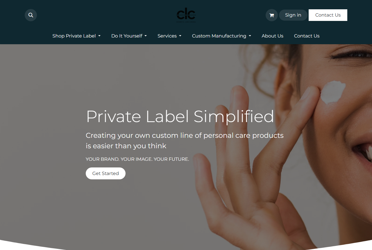 Cosmetic Labs Canada official website