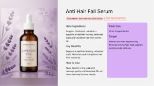 Anti Hair Fall Serum 50ml - koperasi private label product, ORIZI Group OEM Malaysia