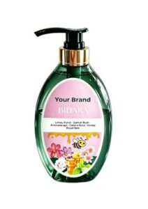 Bidara Shower Gel - Lime 800ml / 500ml - TikTok viral private label product mock-up, ORIZI Group OEM Malaysia