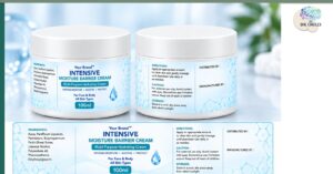 Intensive Moisture Barrier Cream 100ml - pharmacy private label packaging mock-up, ORIZI Group OEM Malaysia