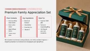 Premium Family Appreciation Set - koperasi private label product, ORIZI Group OEM Malaysia