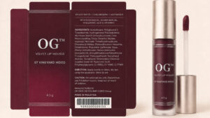 Velvet Lip Mousse 07 – Vineyard Mood 4.5g - ready-to-brand packaging and label layout, OEM private label Malaysia