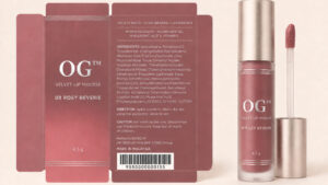 Velvet Lip Mousse 08 – Rosy Reverie 4.5g - ready-to-brand packaging and label layout, OEM private label Malaysia