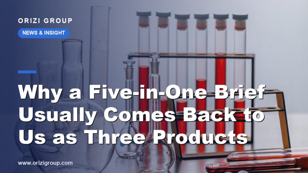 Why a Five-in-One Brief Usually Comes Back to Us as Three Products