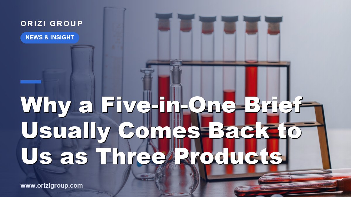 Why a Five-in-One Brief Usually Comes Back to Us as Three Products