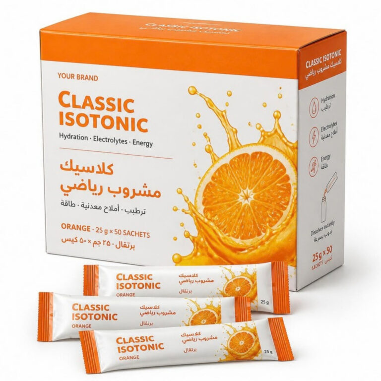 Classic Isotonic Bulk Sachet — private label electrolyte powder, made by ORIZI Group